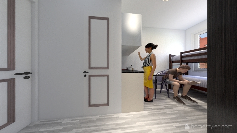 Wohnung V2 3d design renderings
