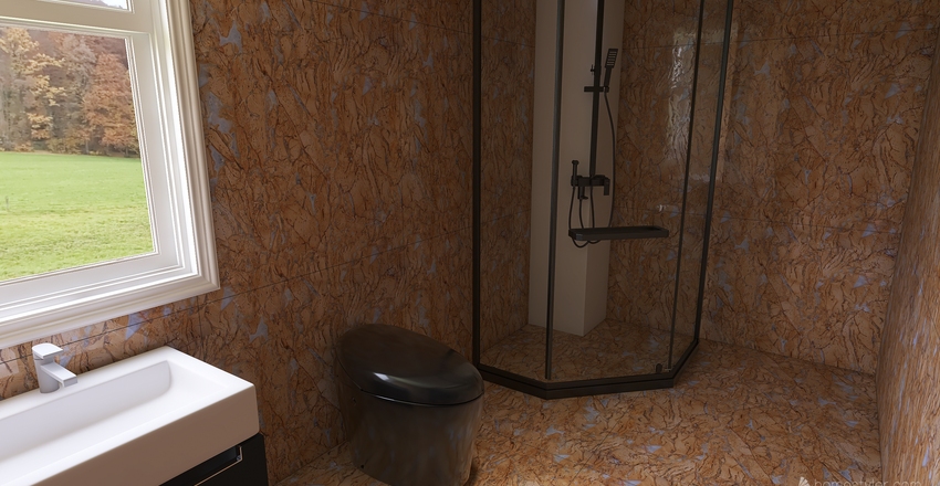 RE do layout of Portugal home Interior Design Render