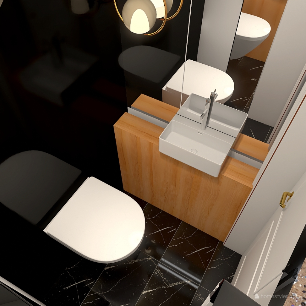 Toaleta mini 3d design renderings