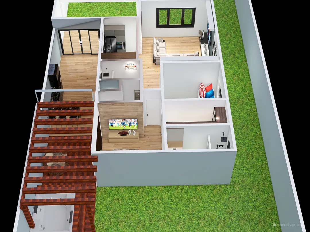Copy of casa michel 3d design renderings