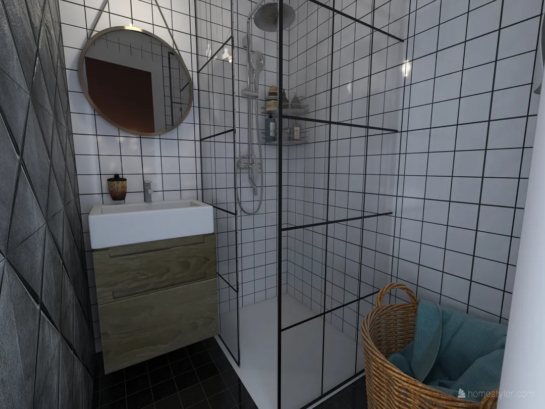 small bathroom renovation 3d design renderings