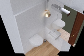 Mala toaleta Design Rendering