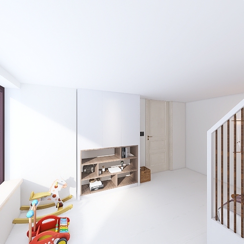 Detská izba. 3d design renderings
