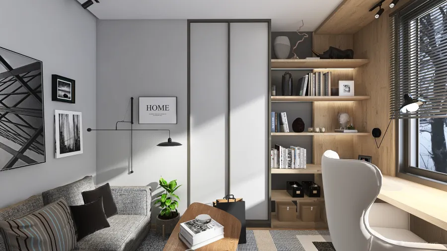 Scandinavian HOME SWEET HOME ColorScemeOther Beige WoodTones 3d design renderings