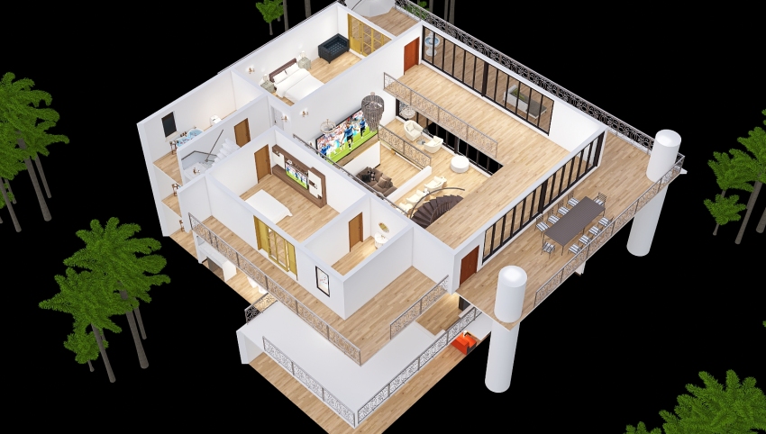 small house 12 3d design picture 977.42