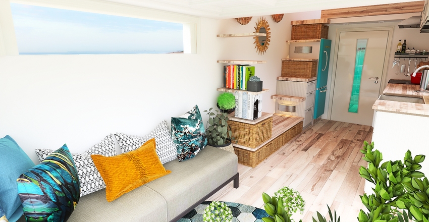Tiny house Interior Design Render