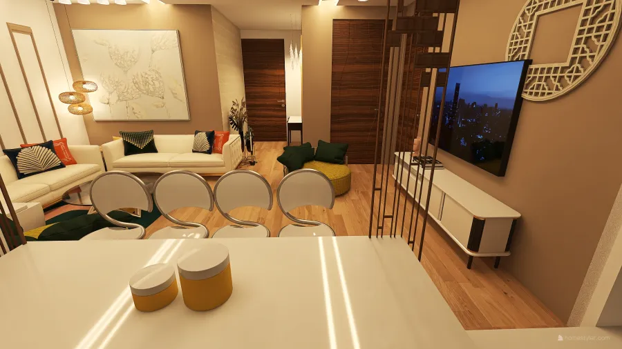 Kitchen/Breakfast Area 3d design renderings
