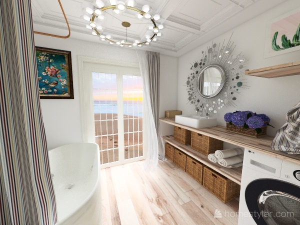 Tiny house Interior Design Render