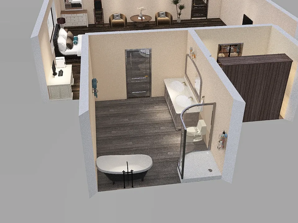 Zain's Dream room 3d design renderings