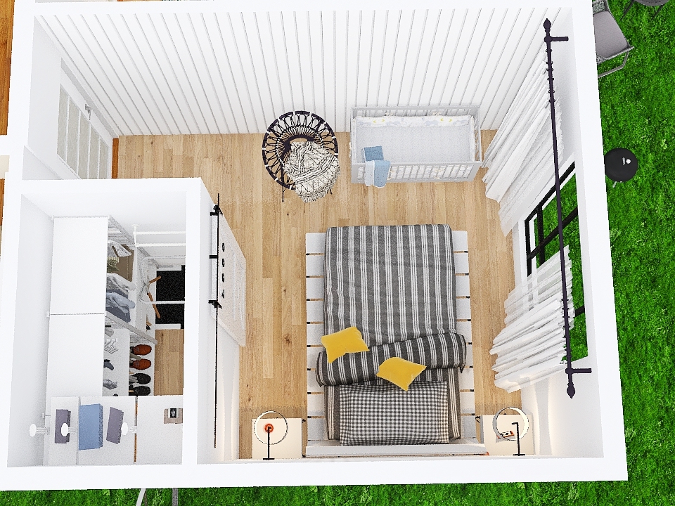 Vitaly Kids room option 2- 06.2021 3d design renderings