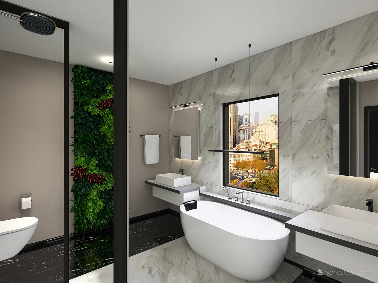 MasterBathroom 3d design renderings