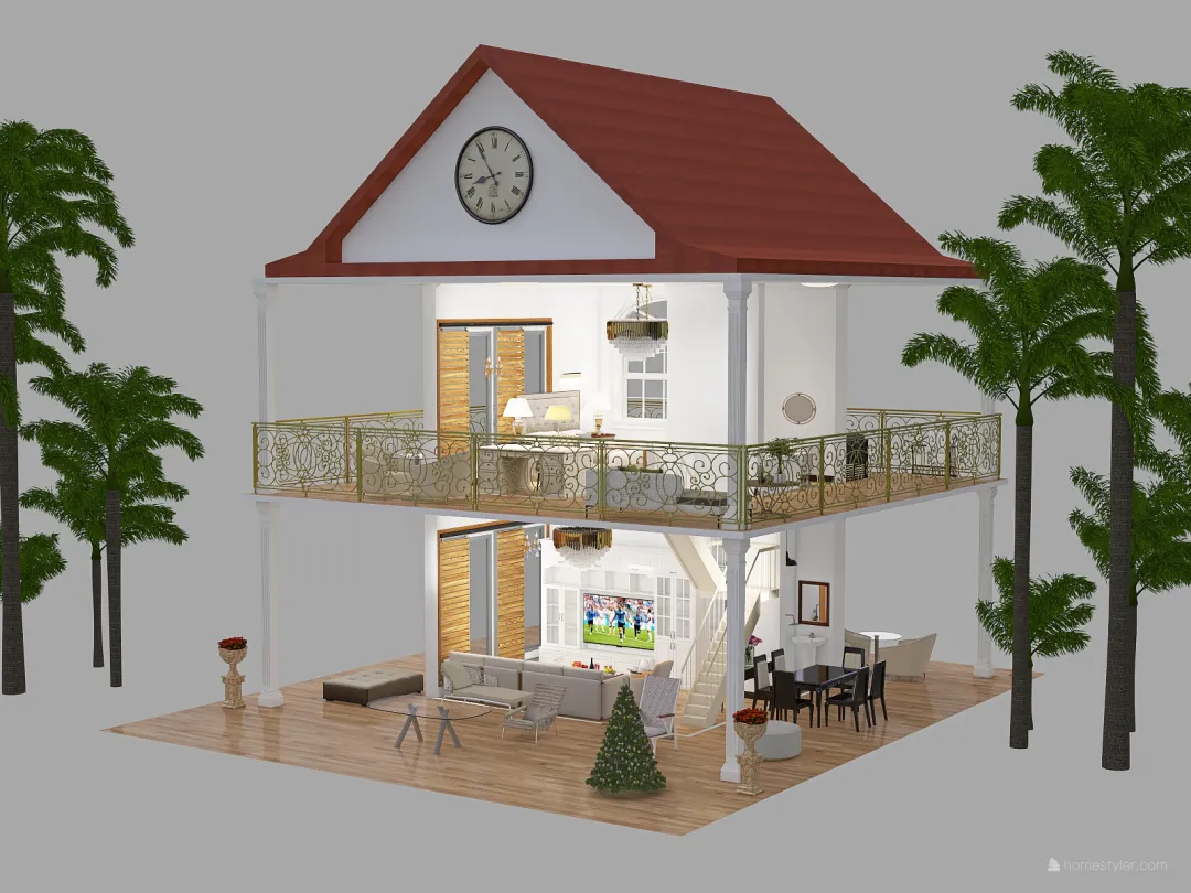 涼庭屋 32 3d design renderings