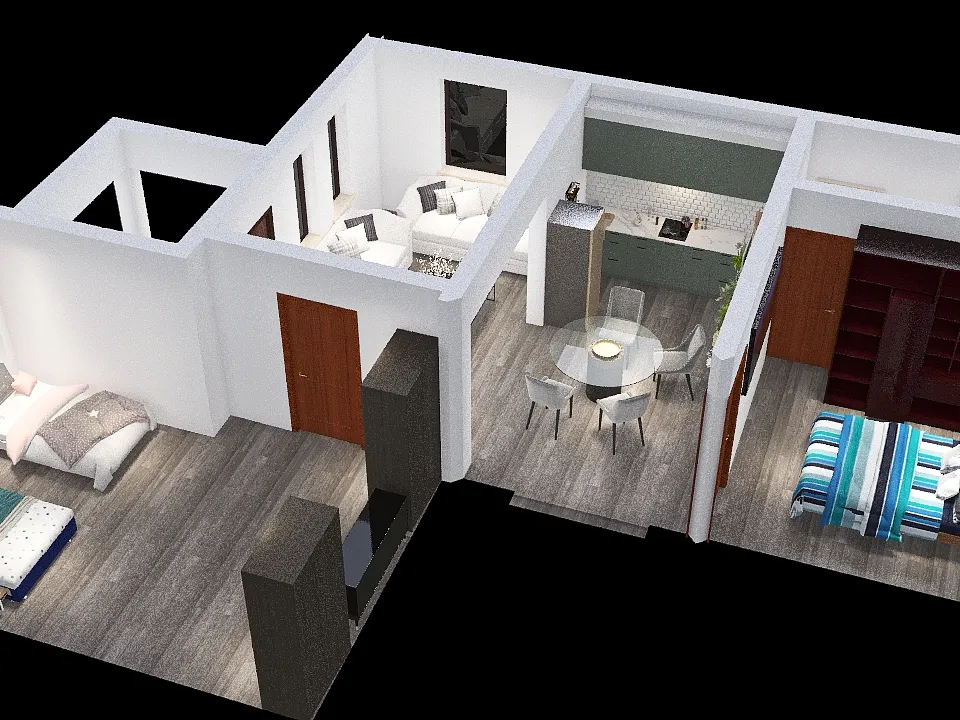 Remodelacion Casa 3d design renderings
