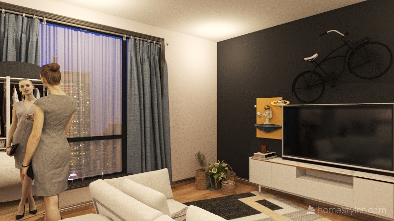 comfy apartment 3d design renderings