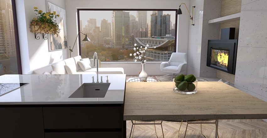 Balanced Interior Design Render