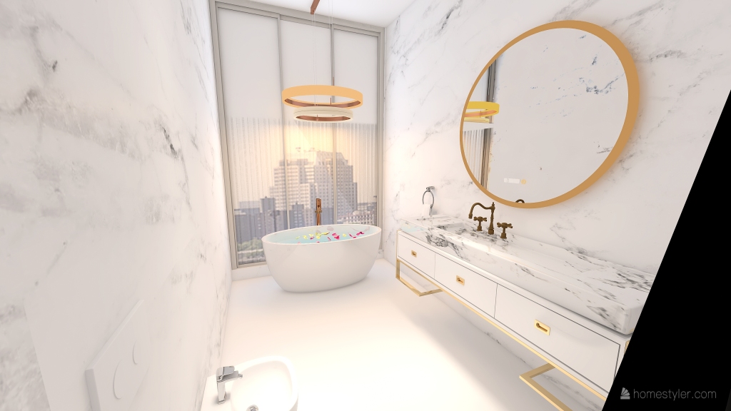 Tualet 3d design renderings