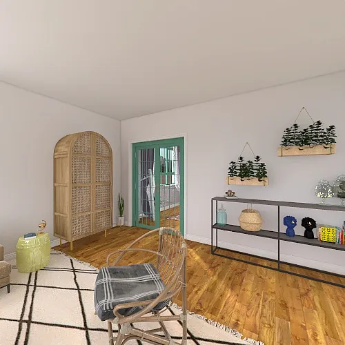 one bedroom beach house 3d design renderings