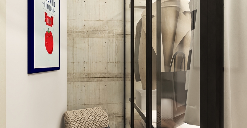 Sylvia's NY studio Interior Design Render
