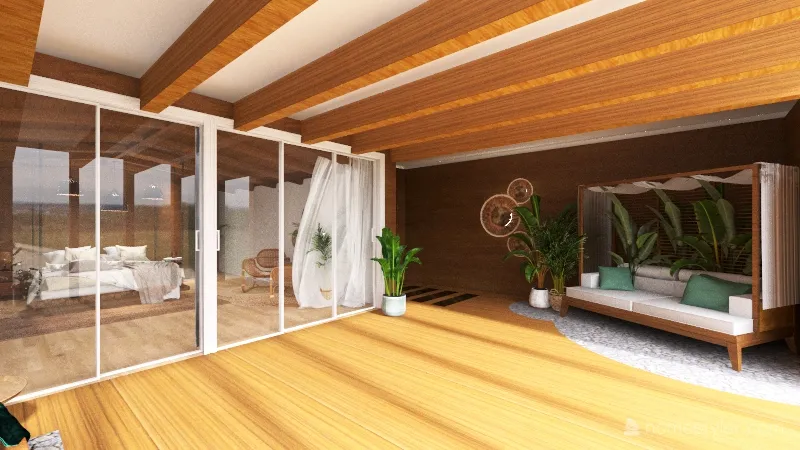 Bali Village 3d design renderings