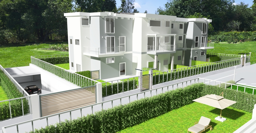 ESTERNO -"Residenza Primula" Solbiate A (VA) Interior Design Render