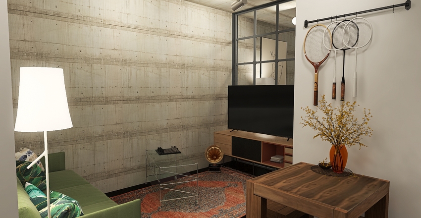 Sylvia's NY studio Interior Design Render