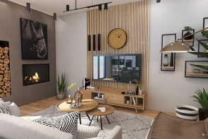 Scandinavian HOME SWEET HOME Design Rendering