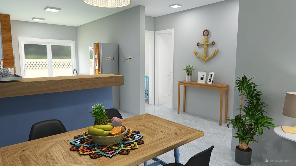 Casa Praia 3d design renderings