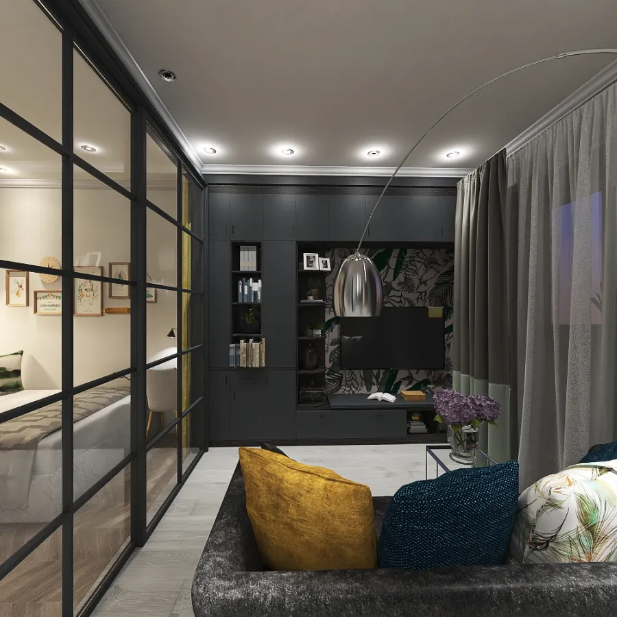Квартира для пары 3d design renderings