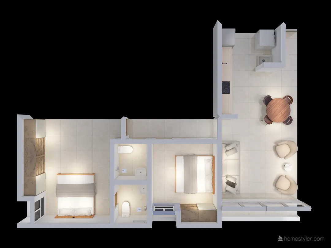 Apartment for sale (Doral Country) 3d design renderings