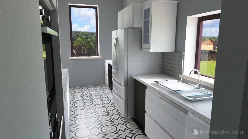 Kitchen 3d design renderings