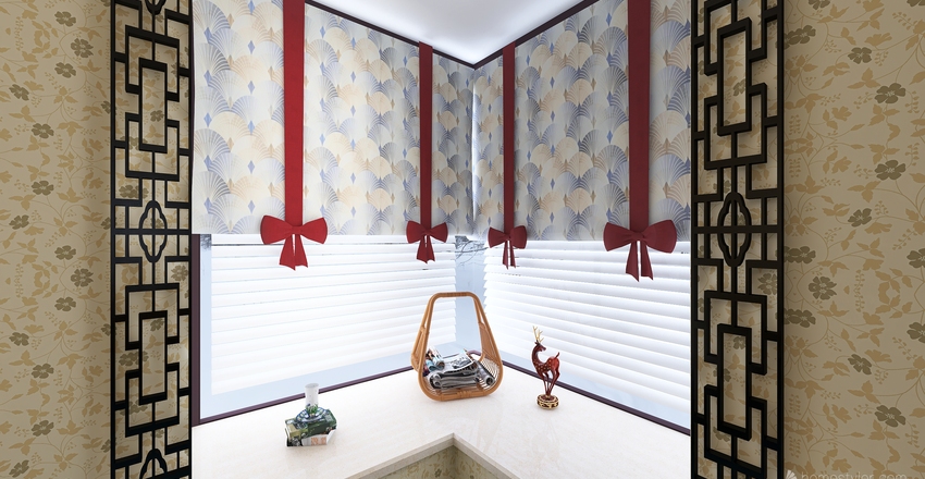 Новогодняя сказка Interior Design Render