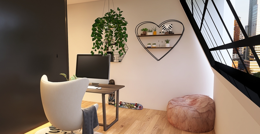 cozy room Interior Design Render