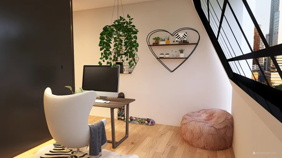 cozy room 3d design renderings