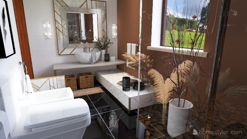 Bathroom Style 3d design renderings