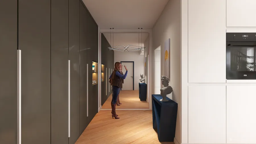 apartment-studio 3d design renderings