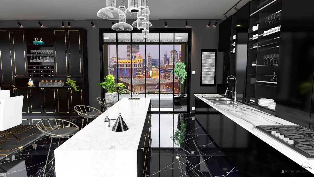 Luxury Modern Appartment 3d design renderings