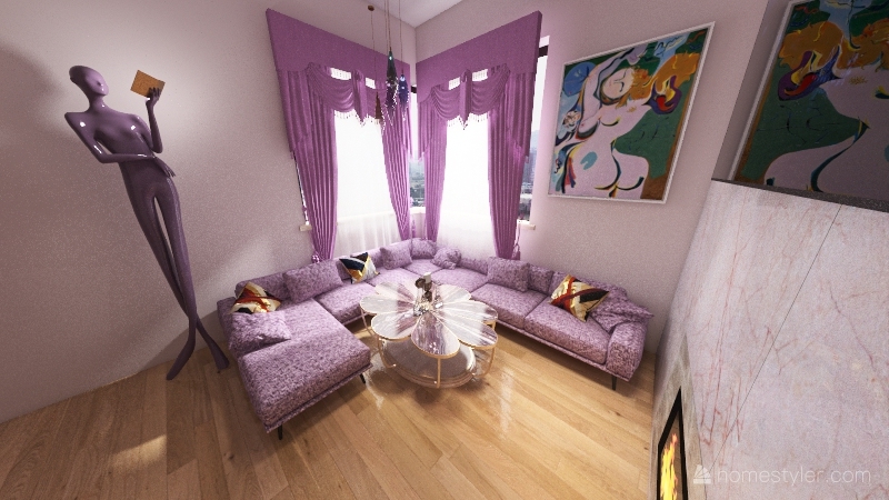 3 комнатная квартира 3d design renderings