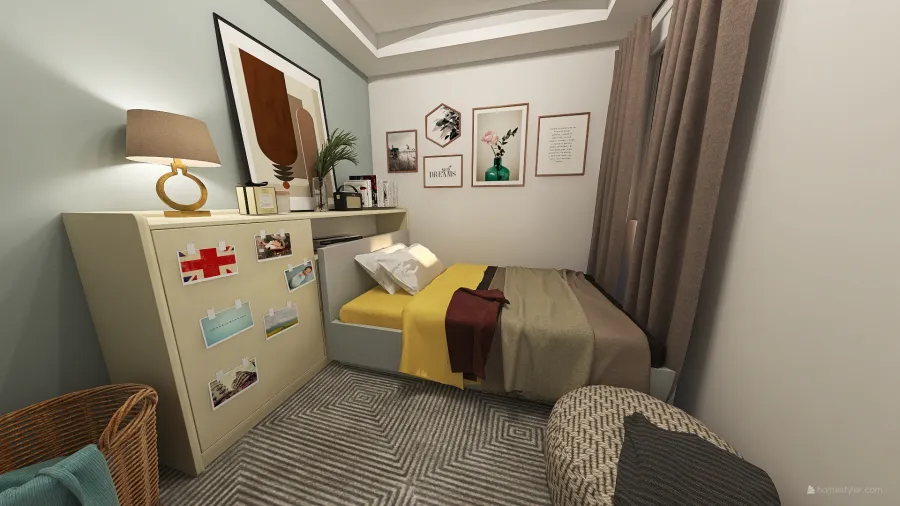 StyleOther Mediterranean WarmTones Bedroom 3d design renderings