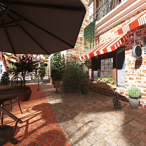 Chez Winnie 3d design renderings