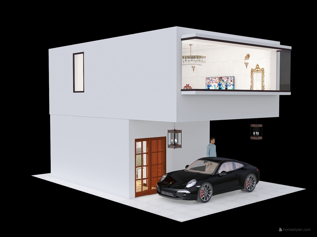 mini hotel 60 3d design renderings