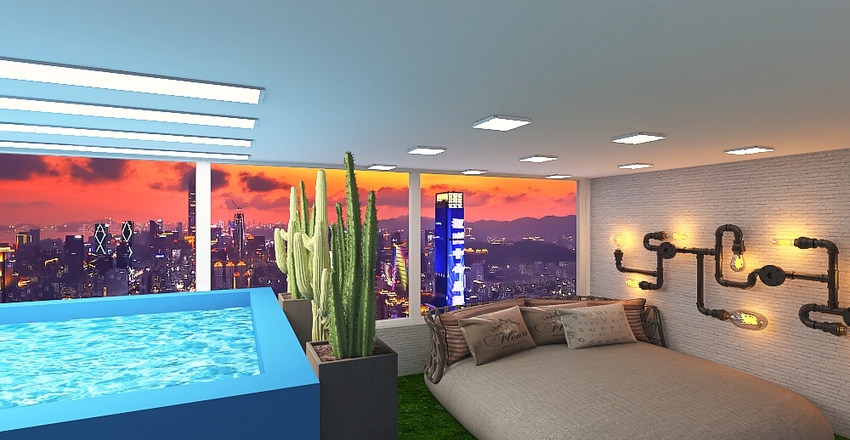 CASA 60M² Interior Design Render