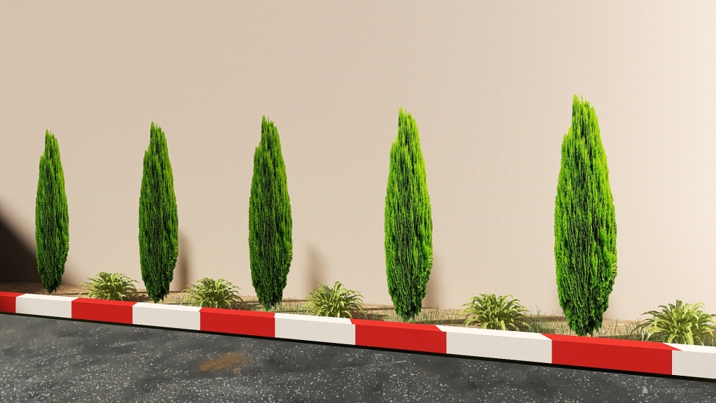 Plants and Trees 3d design renderings