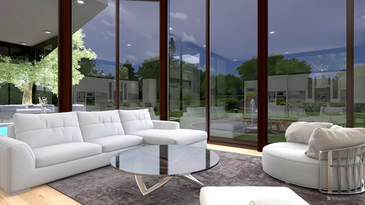 LivingDiningRoom 3d design renderings