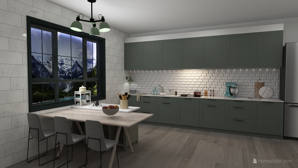 cocinavverde 3d design renderings