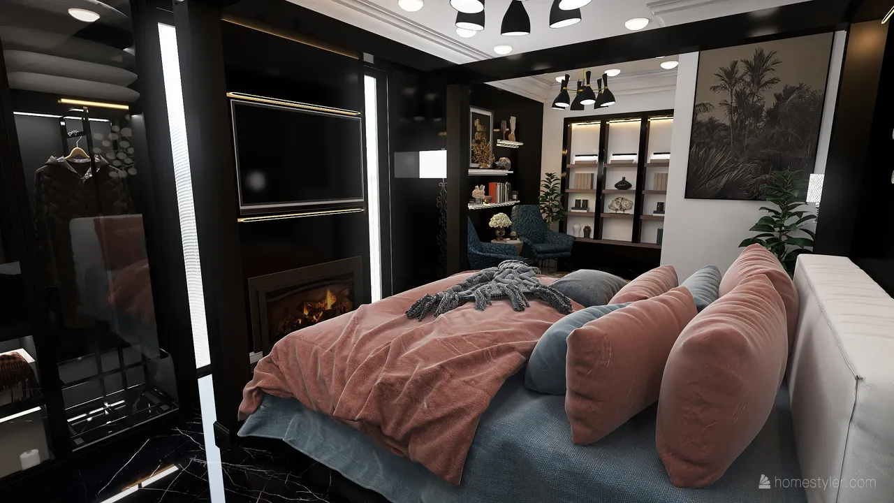 MasterBedroom 3d design renderings