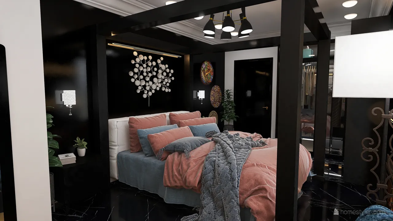 MasterBedroom 3d design renderings