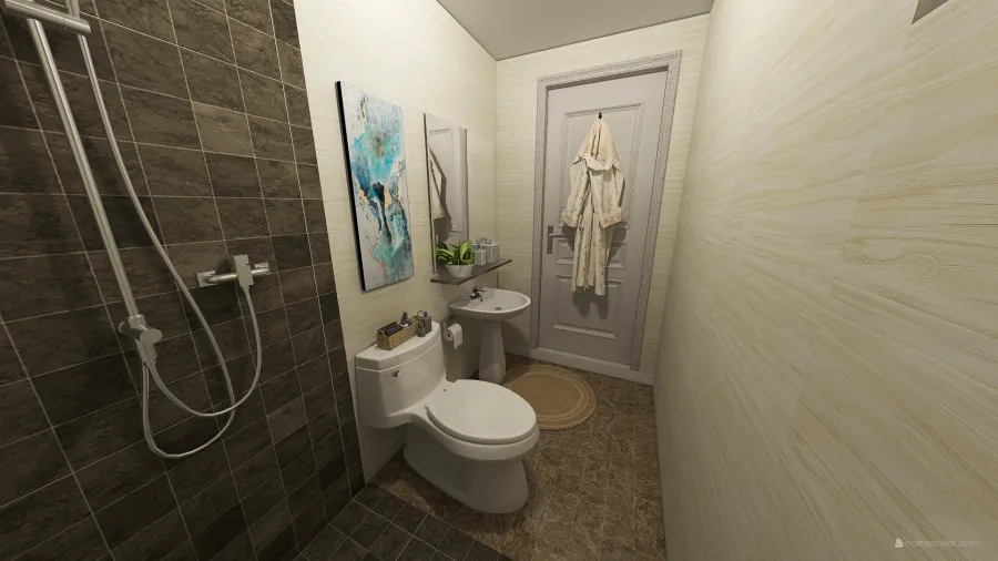 StyleOther Mediterranean WarmTones Bathroom 3d design renderings
