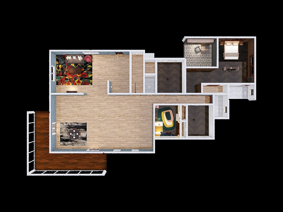 Mr. K's House 3d design renderings