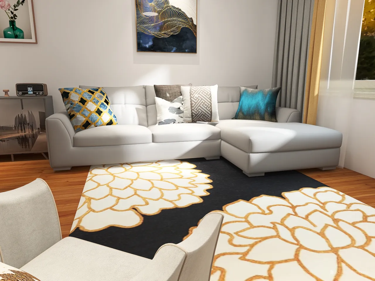 LivingRoom 3d design renderings