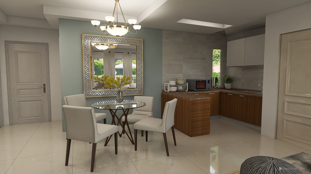StyleOther Mediterranean WarmTones Living Room 3d design renderings